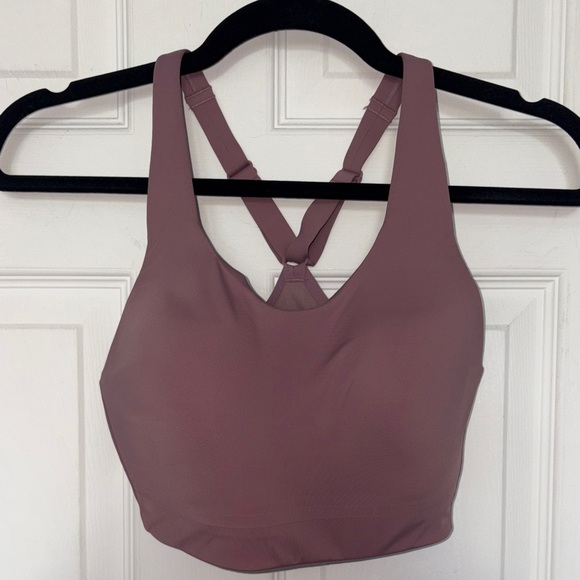 Athleta Advance Purple Athletic Sports Bra Size 32DD - Picture 2 of 7